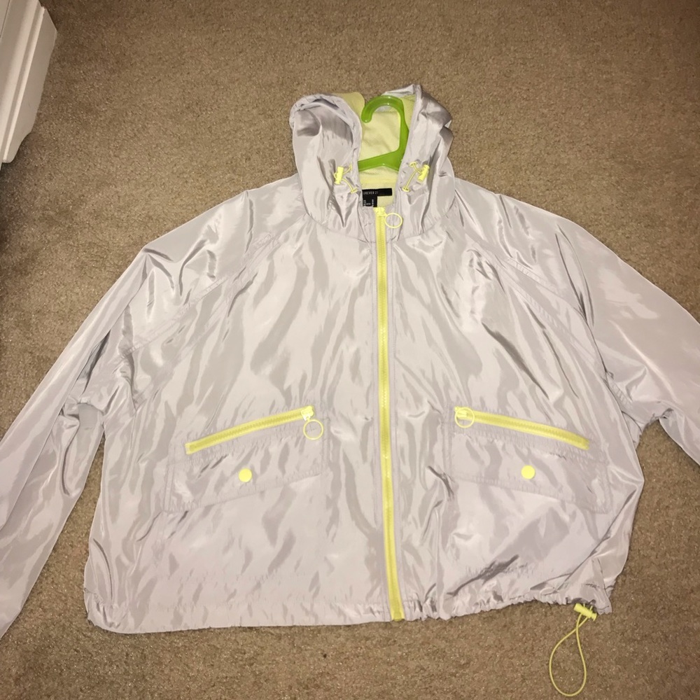 Silver reflective jacket